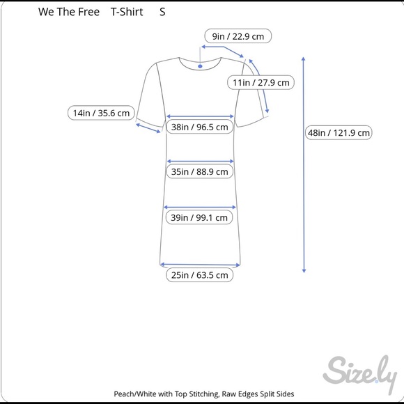 NWOT We The Free Blush Pale Pink T-Shirt Dress - Picture 10 of 10